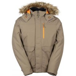 Kurtka uliczna męska Fundango Carbone Bomber. Brązowe kurtki Fundango, na jesień, m, bez wzorów, bez kaptura. Za 399.90 zł.