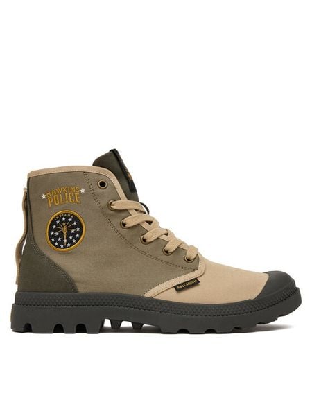 Palladium Trapery Pampa Hawkins Police 04624-308-M Zielony. Zielone trapery Palladium, z materiału, bez zapięcia. Za 367.99 zł.