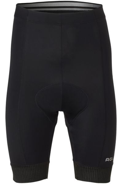 Męskie spodenki rowerowe Essential z wkładką, czarne. Czarne spodenki rowerowe AGU, m, bez wzorów, z materiału, rowerowe. Za 354.10 zł.