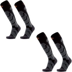 Skarpety ski dla dorosly Therm-ic Ski Insulation zestaw 2 par wysokosc kolano. Czarne skarpety THERM-IC, bez wzorów. Za 199.00 zł.