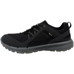 Buty do chodzenia męskie Ecco Terracruise Ll Tex Gtx. Niebieskie buty trekkingowe ecco, bez wzorów, z materiału, bez zapięcia, trekkingowe. Za 812.00 zł.