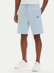 HUGO Szorty sportowe Nasensio 50522364 Niebieski jasny Regular Fit. Niebieskie krótkie spodenki sportowe Hugo, m, bez wzorów, z bawełny. Za 349.99 zł.