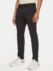 Tommy Jeans Spodnie materiałowe Austin DM0DM19489 Czarny Regular Fit. Czarne spodnie materiałowe Tommy Jeans, m, bez wzorów, z bawełny. Za 439.99 zł.