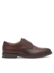 Gino Rossi Półbuty DANTE-01 124AM Brązowy. Brązowe eleganckie półbuty Gino Rossi, bez wzorów, ze skóry, bez obcasa, bez zapięcia. Za 349.99 zł.