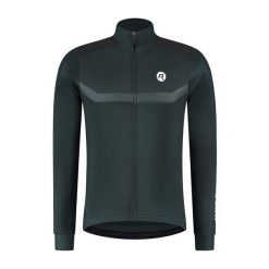 Koszulka rowerowa męska Rogelli MONO z długim rękawem. Zielone bluzy Rogelli, na jesień, m, bez wzorów, bez kaptura. Za 338.00 zł.