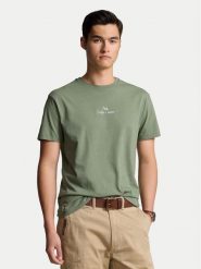 Polo Ralph Lauren T-Shirt 710936585011 Zielony Classic Fit. Zielone koszulki polo Polo Ralph Lauren, m, bez wzorów, z bawełny, bez kołnierzyka, bez ramiączek. Za 239.99 zł.