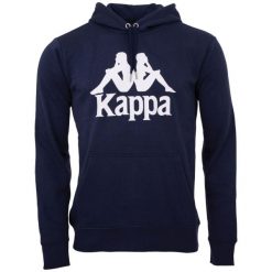 Bluza sportowa męska Kappa Taino. Białe bluzy z kapturem Kappa, na lato, l, bez wzorów, z bawełny, z kapturem. Za 99.99 zł.