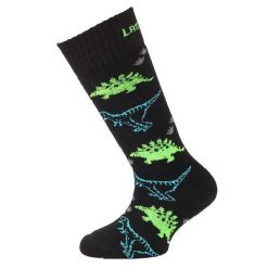 Skarpety narciarskie juniorskie Lasting SJD 965 jony srebra Merino. Czarne skarpety LASTING, bez wzorów, z wełny. W wyprzedaży za 74.90 zł.