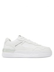 Armani Exchange Sneakersy XUX219 XV857 01015 Biały. Białe buty sportowe casual Armani Exchange, bez wzorów, ze skóry, bez zapięcia. Za 799.99 zł.