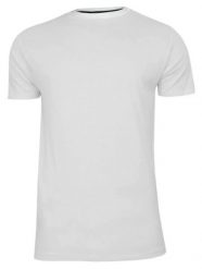 T-Shirt Biały Bawełniany Męski Bez Nadruku -Brave Soul- Koszulka, Krótki Rękaw, Basic. Białe bluzki z długim rękawem Brave Soul, l, bez wzorów, z bawełny, bez kołnierzyka, bez ramiączek. Za 45.00 zł.