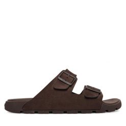 Klapki BOSS. Brązowe klapki Boss. Za 449.99 zł.