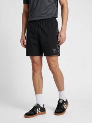 Szorty treningowe Hummel autentyczne. Czarne krótkie spodenki sportowe Hummel, xl, bez wzorów, z elastanu. Za 153.00 zł.