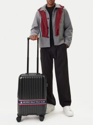 Beverly Hills Polo Club Walizka kabinowa CEO-BHPC-S-005-08-BLACK Czarny. Czarne walizki Beverly Hills Polo Club, bez wzorów, z tworzywa sztucznego. Za 299.99 zł.