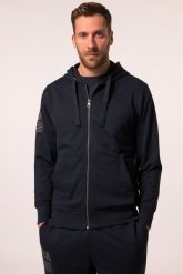 Męska Kurtka z kapturem Iron Anvil fitness kaptur do rozm. 7XL. Niebieskie kurtki JAY-PI, m, bez wzorów, z bawełny, z kapturem. Za 349.99 zł.