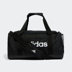 Torba sportowa ADIDAS Linear Duffel 24 l. Czarne torby na ramię Adidas, bez wzorów, z materiału, na ramię, bez dodatków. Za 119.99 zł.