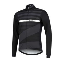 Zimowa kurtka softshell Stripe. Białe kurtki Rogelli, na zimę, m, bez wzorów, z softshellu, bez kaptura. Za 220.00 zł.