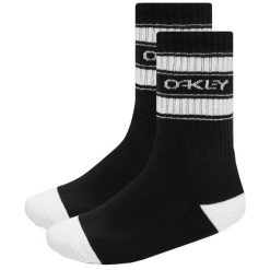 Skarpetki turystyczne unisex Oakley B1B Icon Socks 3 pary. Czarne skarpety Oakley, bez wzorów. Za 50.99 zł.