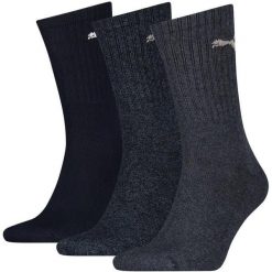 Puma Skarpety Sport Crew 3-Pack 88035503. Niebieskie skarpetki sportowe Puma, bez wzorów, z bawełny. Za 44.99 zł.