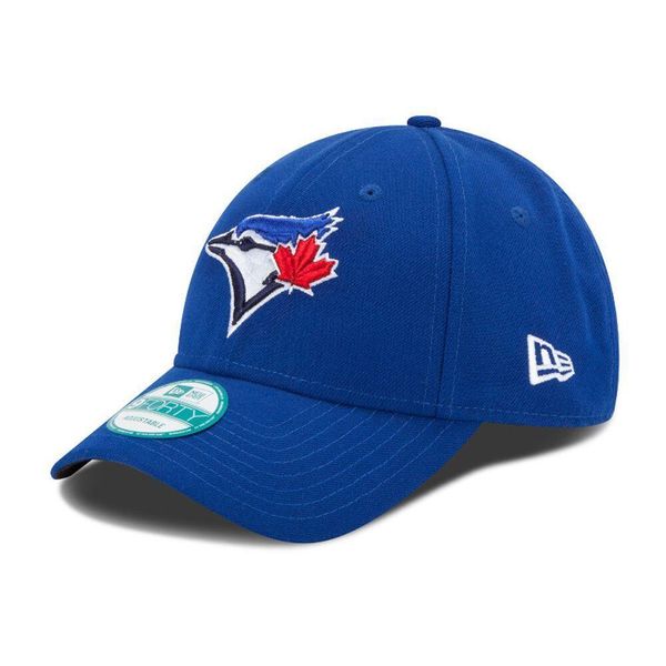 Czapka z daszkiem New Era MLB Toronto Blue Jays. Niebieskie czapki z daszkiem New Era, bez wzorów, z poliesteru. Za 167.50 zł.