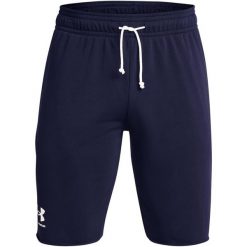 Spodenki Under Armour Ua Rival Terry, Mężczyźni. Białe szorty Under Armour, m, bez wzorów, z bawełny, sportowe. Za 290.00 zł.