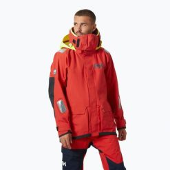 Kurtka żeglarska męska Helly Hansen Skagen Pro. Czerwone kurtki Helly Hansen, m, bez wzorów, bez kaptura. Za 2,766.00 zł.