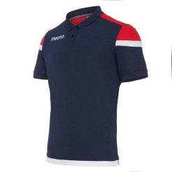 Polo Macron Shofar. Czerwone koszulki polo Macron, m, bez wzorów, bez kołnierzyka, bez ramiączek. Za 216.50 zł.