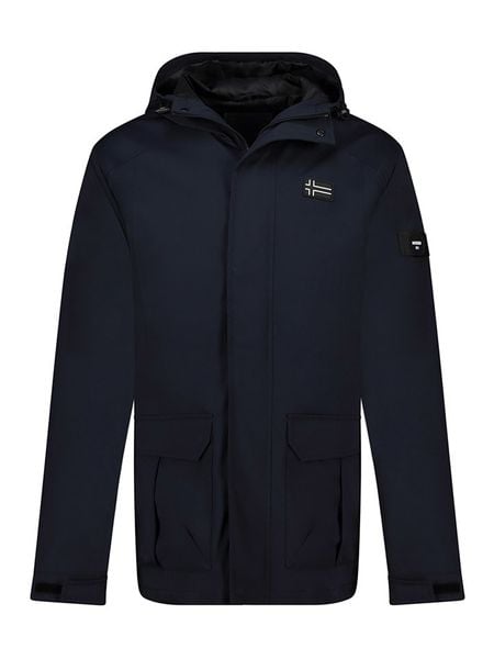 Geographical Norway Kurtka przejściowa "Bulgar" w kolorze granatowym rozmiar: S. Niebieskie kurtki Geographical Norway, s, bez wzorów, bez kaptura. Za 144.24 zł.