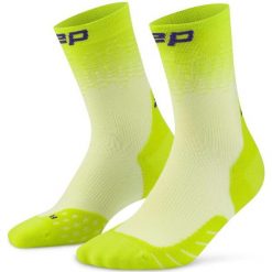 Męskie skarpety kompresyjne sportowe do połowy łydki CEP Core Run. Fioletowe odzież kompresyjna CEP, bez wzorów, z elastanu. Za 84.00 zł.