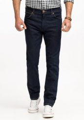 WRANGLER GREENSBORO MĘSKIE SPODNIE JEANSOWE JEANSY DŻINSY RINSE BLUE W15QSQX36 112142833. Niebieskie jeansy Wrangler, l. Za 229.99 zł.