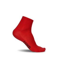 Skarpety Rowerowe Unisex Luxa Classic Short. Czerwone skarpety LUXA, bez wzorów, z elastanu. Za 49.90 zł.