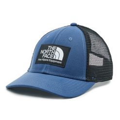 Czapka z daszkiem The North Face. Niebieskie czapki z daszkiem The North Face, bez wzorów. Za 89.99 zł.