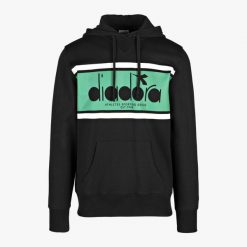 Bluza męska DIADORA HOODIE SPECTRA. Czarne bluzy Diadora, m, bez wzorów, bez kaptura. Za 99.99 zł.