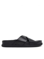 Clarks Klapki Torford Cross 26181382 Czarny. Czarne klapki Clarks, ze skóry. Za 399.99 zł.