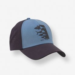 Czapka wędkarska z daszkiem Caperlan 500. Czarne czapki z daszkiem CAPERLAN, bez wzorów, z elastanu. Za 49.99 zł.