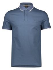 Hugo Boss Koszulka polo w kolorze granatowym rozmiar: 3XL. Niebieskie koszulki polo HUGO BOSS, xl, bez wzorów, bez kołnierzyka, bez ramiączek. Za 217.99 zł.