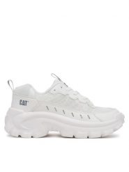 CATerpillar Sneakersy Intruder Lite Vent P726187 Biały. Białe buty sportowe casual CATerpillar, bez wzorów, ze skóry, bez zapięcia. Za 399.99 zł.