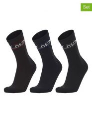 Replay Underwear Skarpety (3 pary) w kolorze czarnym rozmiar: 43-46. Czarne skarpety Replay Underwear, bez wzorów, prążkowane. Za 26.99 zł.