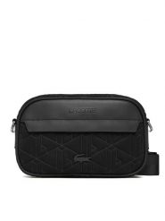 Lacoste Saszetka NH5175BG Czarny. Czarne torby na ramię LACOSTE, bez wzorów, ze skóry, bez dodatków. Za 549.99 zł.