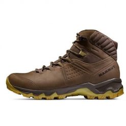 Buty trekkingowe męskie Mammut Mercury Iv Mid Gtx. Brązowe buty trekkingowe Mammut, bez wzorów, z materiału, za kostkę, bez zapięcia, trekkingowe. Za 989.00 zł.