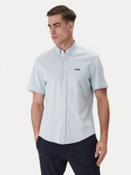 BOSS Koszula ST Motion 50555951 Niebieski Regular Fit. Niebieskie koszule Boss, m, bez wzorów, z bawełny, bez kołnierzyka, bez ramiączek. Za 549.99 zł.