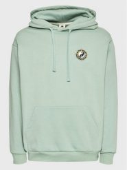 Kaotiko Bluza Eclipse AL020-01-G002 Zielony Relaxed Fit. Zielone bluzy Kaotiko, m, bez wzorów, z syntetyku, bez kaptura. Za 399.99 zł.