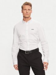 Boss Koszula B_Motion 50525031 Biały Regular Fit. Białe koszule Boss, m, bez wzorów, z bawełny, bez kołnierzyka, bez ramiączek. Za 469.99 zł.