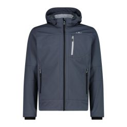 Kurtka męska turystyczna CMP 3A01787N. Zielone kurtki CMP, l, bez wzorów, z polaru, z kapturem. Za 224.99 zł.