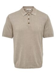 ONLY & SONS Koszulka polo "Onsgarson" w kolorze beżowym rozmiar: XXL. Brązowe koszulki polo Only & Sons, xxl, bez wzorów, bez kołnierzyka, bez ramiączek. Za 87.40 zł.