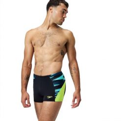 Kąpielówki męskie spodenki kąpielowe Speedo Endurance Max Splice. Czarne kąpielówki Speedo, m, bez wzorów. Za 169.99 zł.