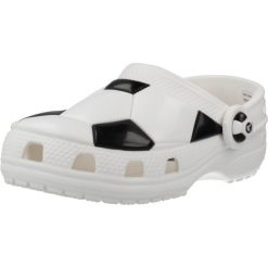 Sandały CROCS CLASSIC SOCCER BALL CLOG Biały. Białe sandały Crocs, z syntetyku, bez zapięcia. Za 188.99 zł.