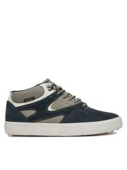 DC Sneakersy Kalis Vulc Mid Wnt ADYS300744-ARO Brązowy. Brązowe buty sportowe casual DC, bez wzorów, ze skóry, bez zapięcia. Za 319.99 zł.