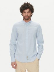 La Martina Koszula Alvin MAC006 TL141 Błękitny Regular Fit. Niebieskie koszule La Martina, m, bez wzorów, z bawełny, bez kołnierzyka, bez ramiączek. Za 539.99 zł.