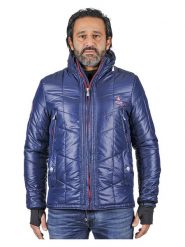 Peak Mountain Kurtka pikowana "Capa" w kolorze niebieskim rozmiar: XL. Niebieskie kurtki Peak Mountain, xl, bez wzorów, bez kaptura. Za 166.10 zł.