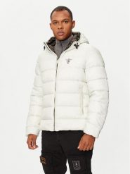 Aeronautica Militare Kurtka puchowa 242AB2184CT3375 Biały Regular Fit. Białe kurtki Aeronautica Militare, m, bez wzorów, z puchu, bez kaptura. Za 959.99 zł.